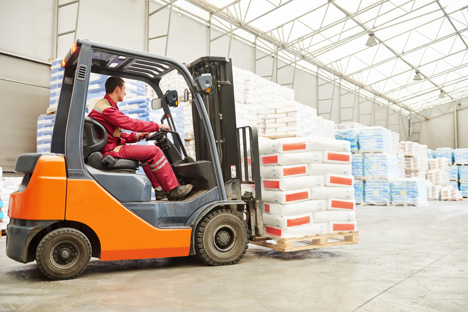 forklift training progress